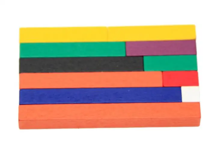 

wooden Stick toy montessori materials Wooden Math Toys 1-10cm Number Sticks Colorful Ascending Count Stick