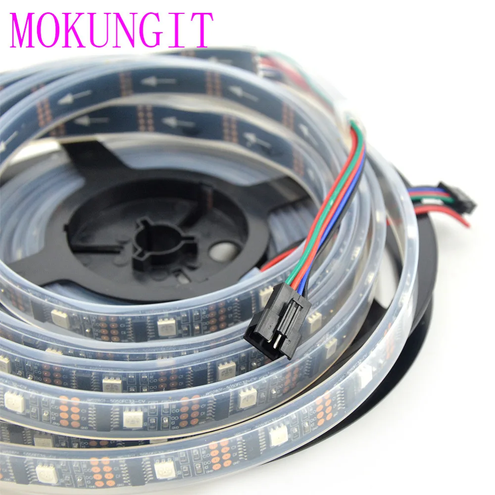 Модифицируемая Светодиодная лента WS2801 32 светодиода s/M 100 RGB Digital 5 в постоянного