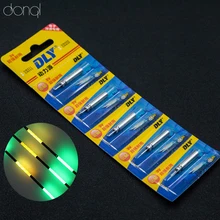 DONQL 10Pcs/lot Electronic Fishing Float Battery CR425 Lithium Pin Cells Night LED Fishing Float Fishing Tackle Tool Accessories