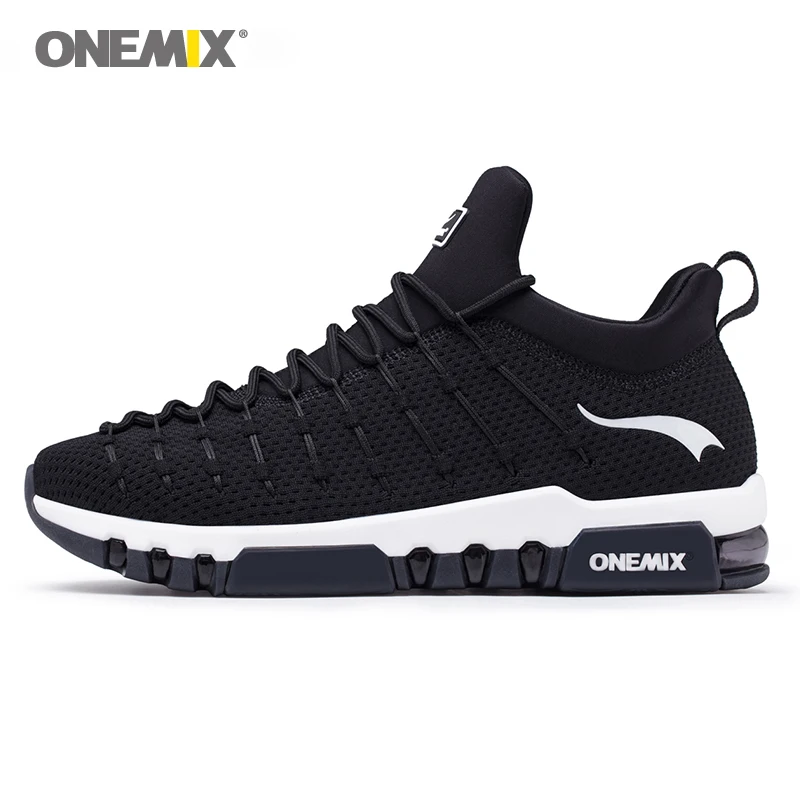 

Onemix Unisex Running Shoes Outdoor Sports Light Breathable Soft Insole Sneakers Simple All-match Walking Shoes For Men Women