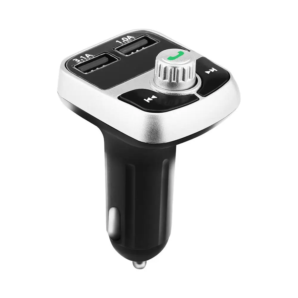 Bluetooth автомобильный fm передатчик беспроводной радио адаптер USB зарядное