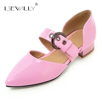 

Lsewilly 2018 Autumn New Pointed Toe Thick Heel Pumps Brand Shoes Woman Black Pink Fashion Sexy Ladies Shoes Size 31-43 S370