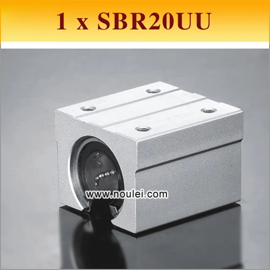 1 шт. SBR20UU SBR20 20 мм SBR UU Линейный шарикоподшипник блок ЧПУ маршрутизатор|sbr 20mm|cnc bearing