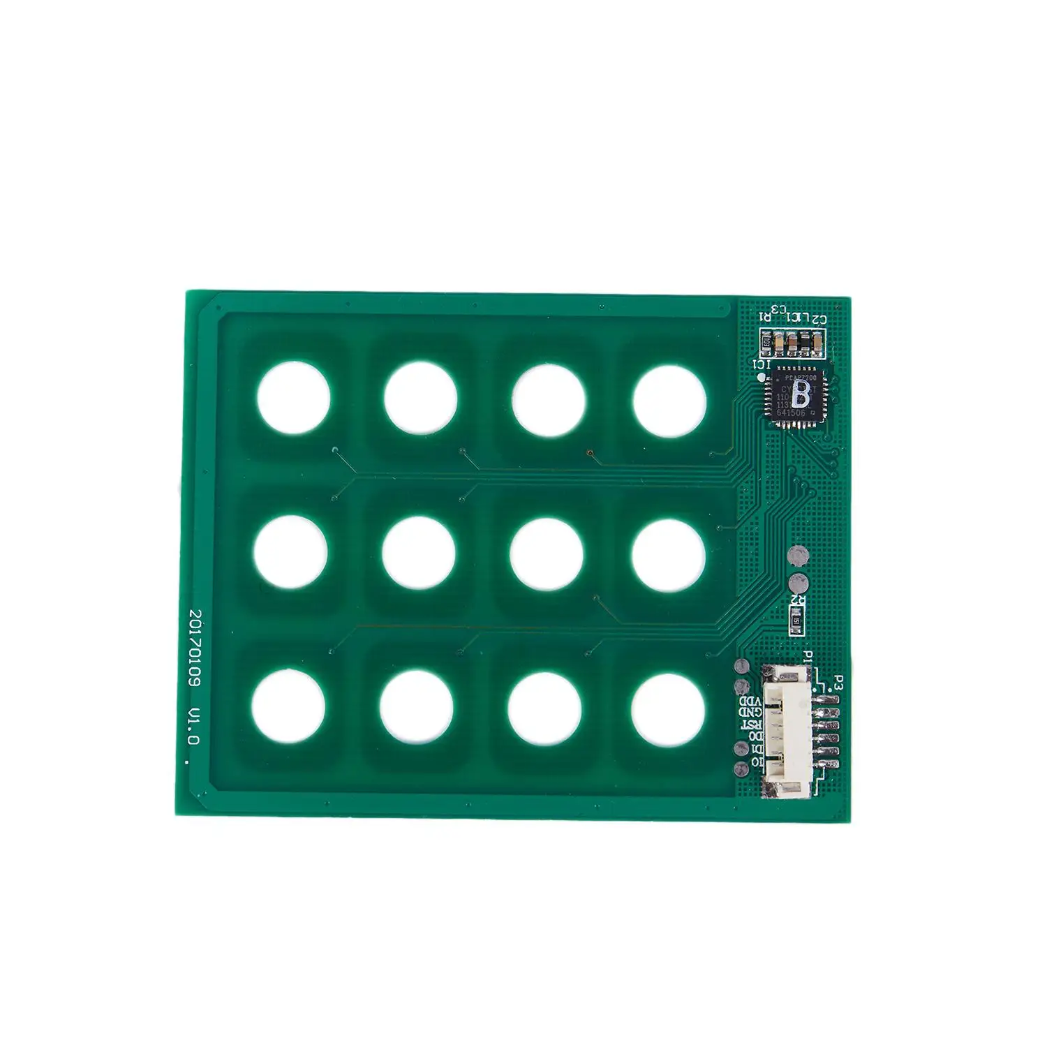 12 ключ управление доступом Сенсорная панель 12 ключ емкостный сенсорный цифровой модуль клавиатуры емкостный сенсорный чип