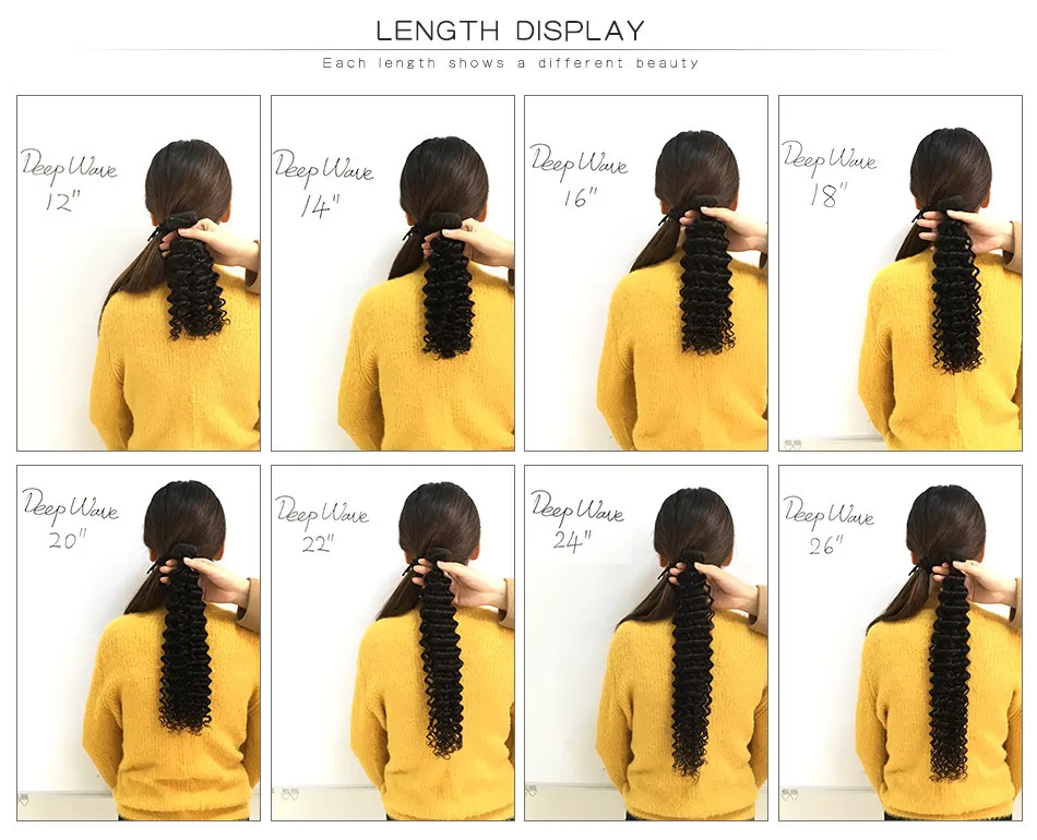Amanda virgin hair weave deep wave14
