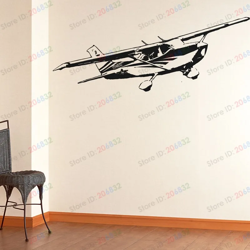 aviation stickers Airplane Wall Stickers military wallpaper Pilot