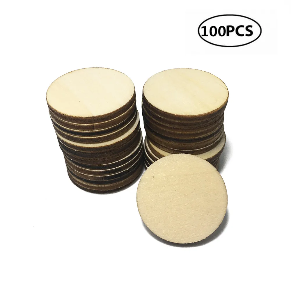 100x 40mm Blank Wood Puzzle Pieces Wedding Craft Scrapooking Card Making DIY