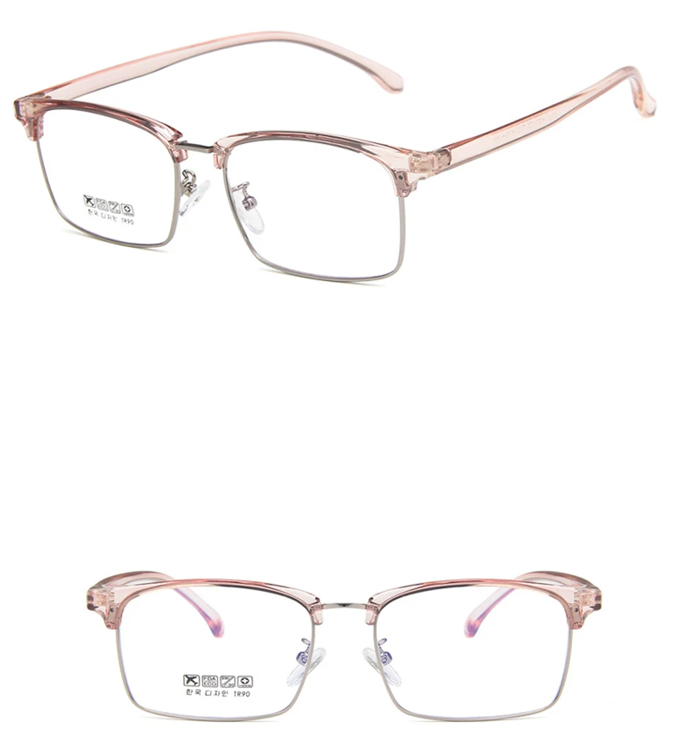 Lentes Opticos Mujer очки унисекс стильная оправа для очков яркий пистолет прямоугольник половина украшения по рецепту