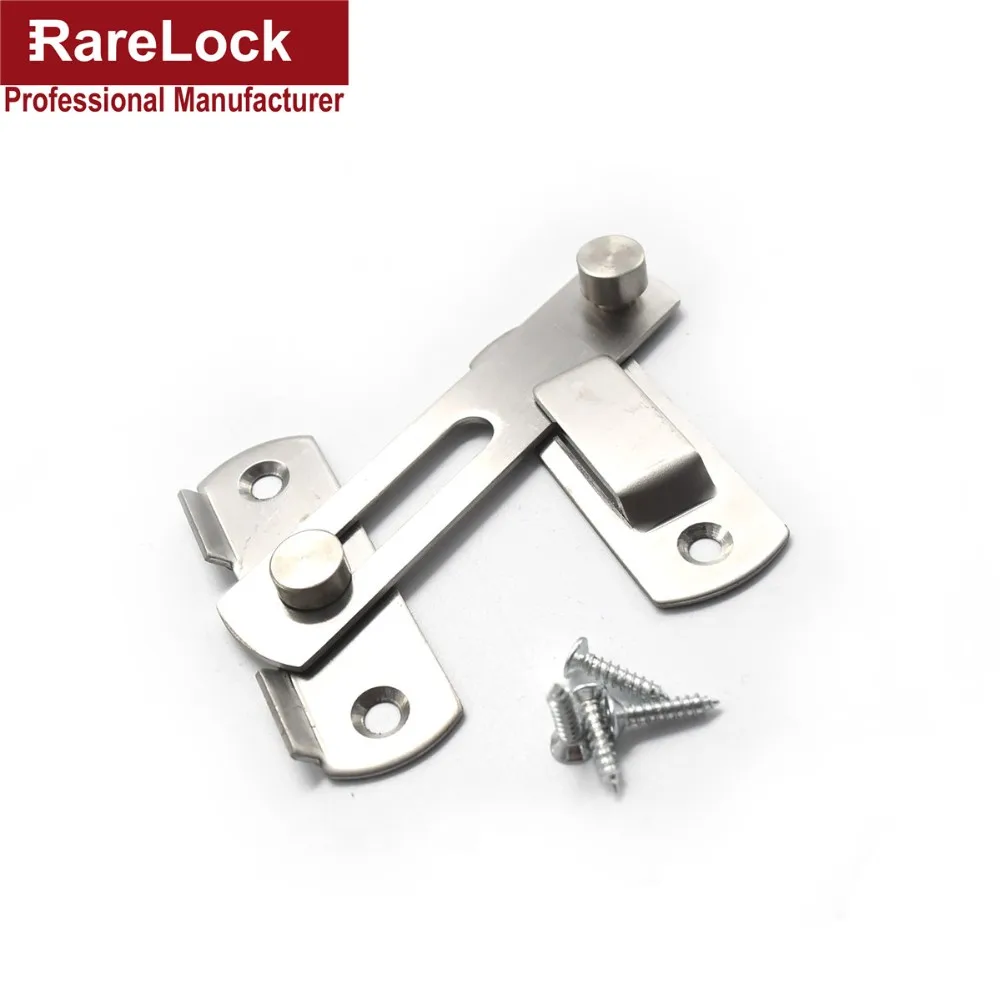 Rarelock MS93 защелка мертвые болты Засов Замок для раздвижной двери балкона окна шкафа женское платье примерочная ванная комната сарай f