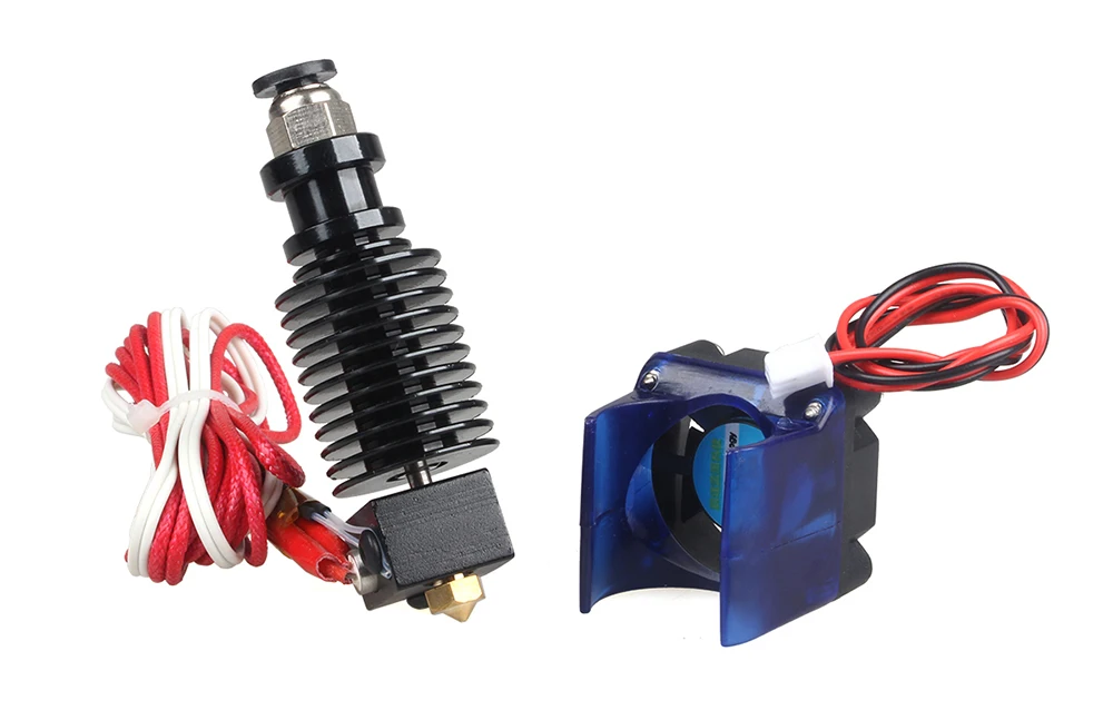 3D принтеры Запчасти hotend e3d v6 комплект 0 4/1 75 мм 12 В 24 с охлаждающим вентилятором