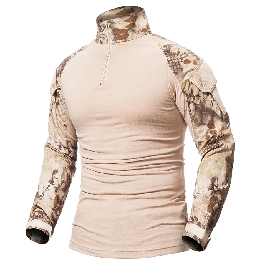  Tactical Combat Shirt Military Uniform Us Army Clothing Tatico Tops Airsoft Multicam Camouflage Hun