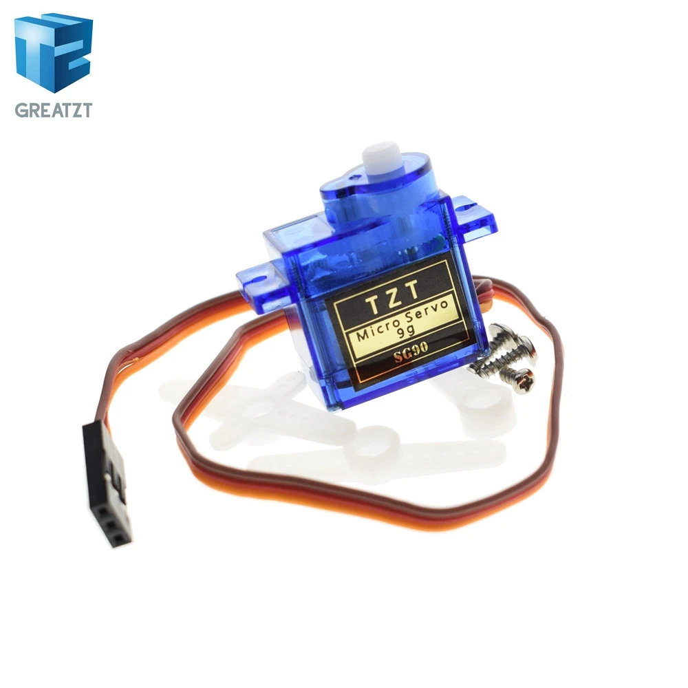 

GREATZT Smart Electronics 1Pcs Rc Mini Micro 9g 1.6KG Servo SG90 for RC 250 450 Helicopter Airplane Car Boat