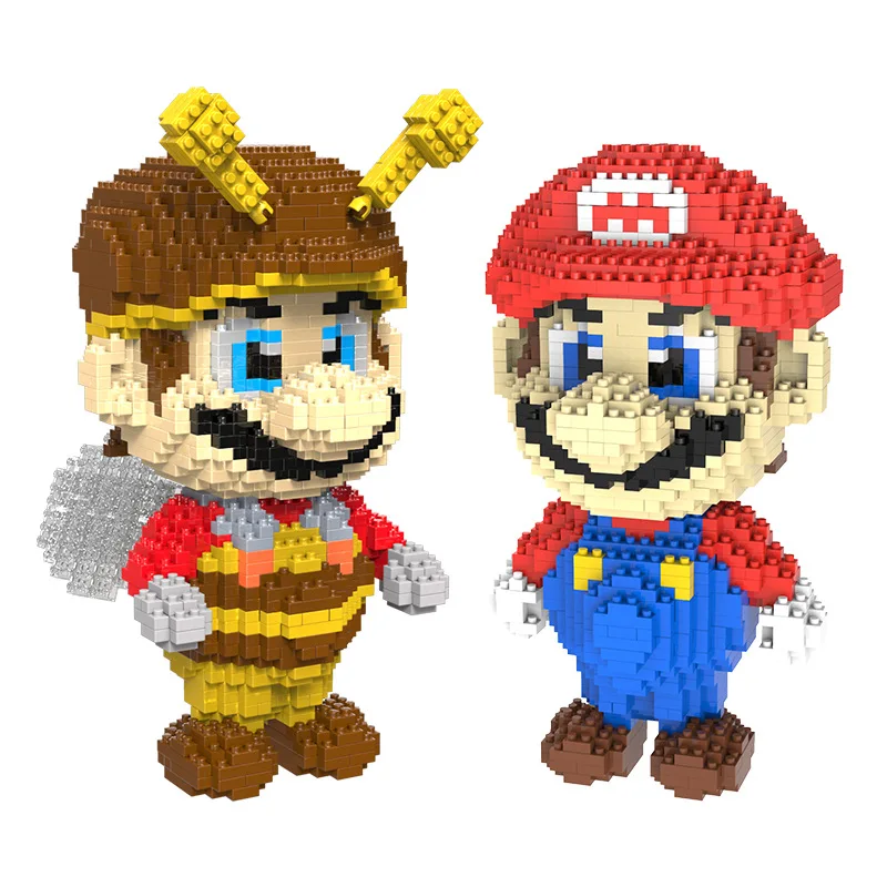 20cm Super Mario Action Figure Bricks Blocks Assemblage DIY 3D Block Educational Toys for Children Mario Bros Building Blocks 20cm Super Mario Action Figure Bricks Blocks Assemblage DIY 3D Block Educational Toys for Children Mario Bros Building Blocks