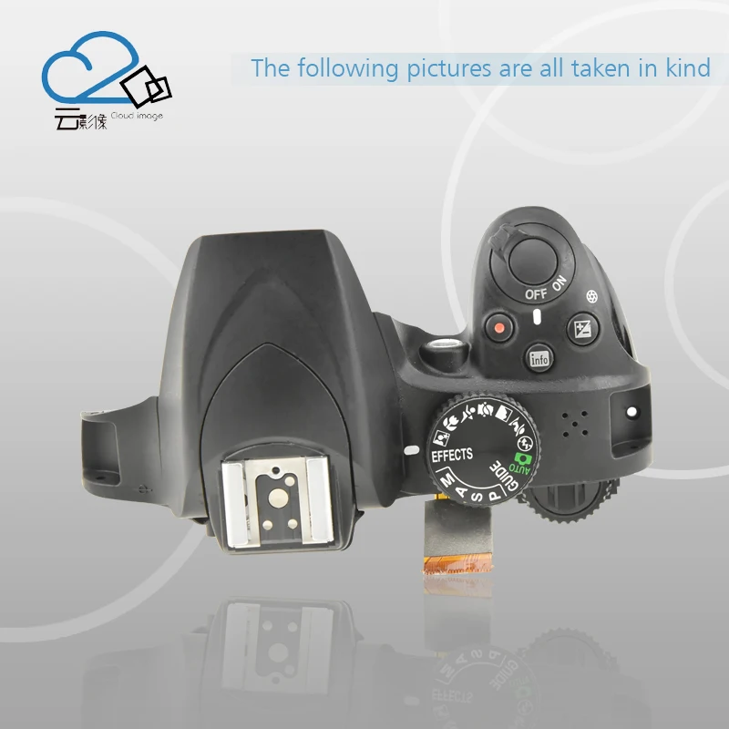 

D3400 Top cover with flash and shutter button for Nikon