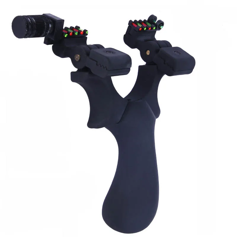 

New Arrival Slingshot Aiming Point Bow Outdoor Hunting Slingshot Plastic Catapult With Flat Rubber Band Durable Bow