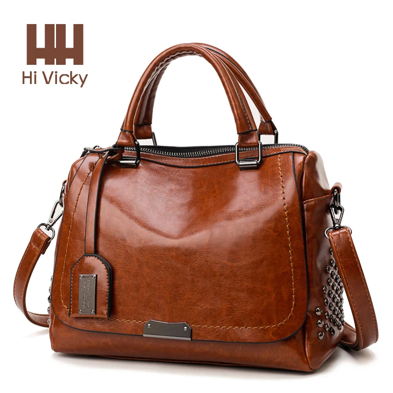 

2018 Tops-Handbags Luxury Genuine Leather Women Large Capacity Shouder Bags Casual Tote Vintage Solid Female Designer Handbags