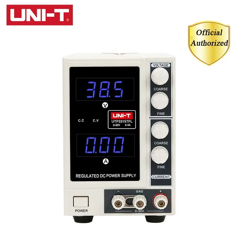 

UNI-T UTP3315TFL DC Power Supply Single-channel 3 Digits Display Voltage Current Limitation Output 30V 5A Power Source