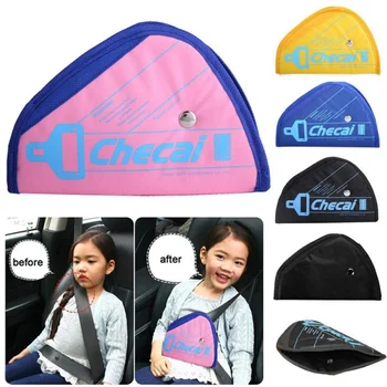 

Child Seat Belt Retainer Adjuster Triangle Bag Guard Plate Car Children's Products High Quality Fixing Auxiliary Cotton Belt