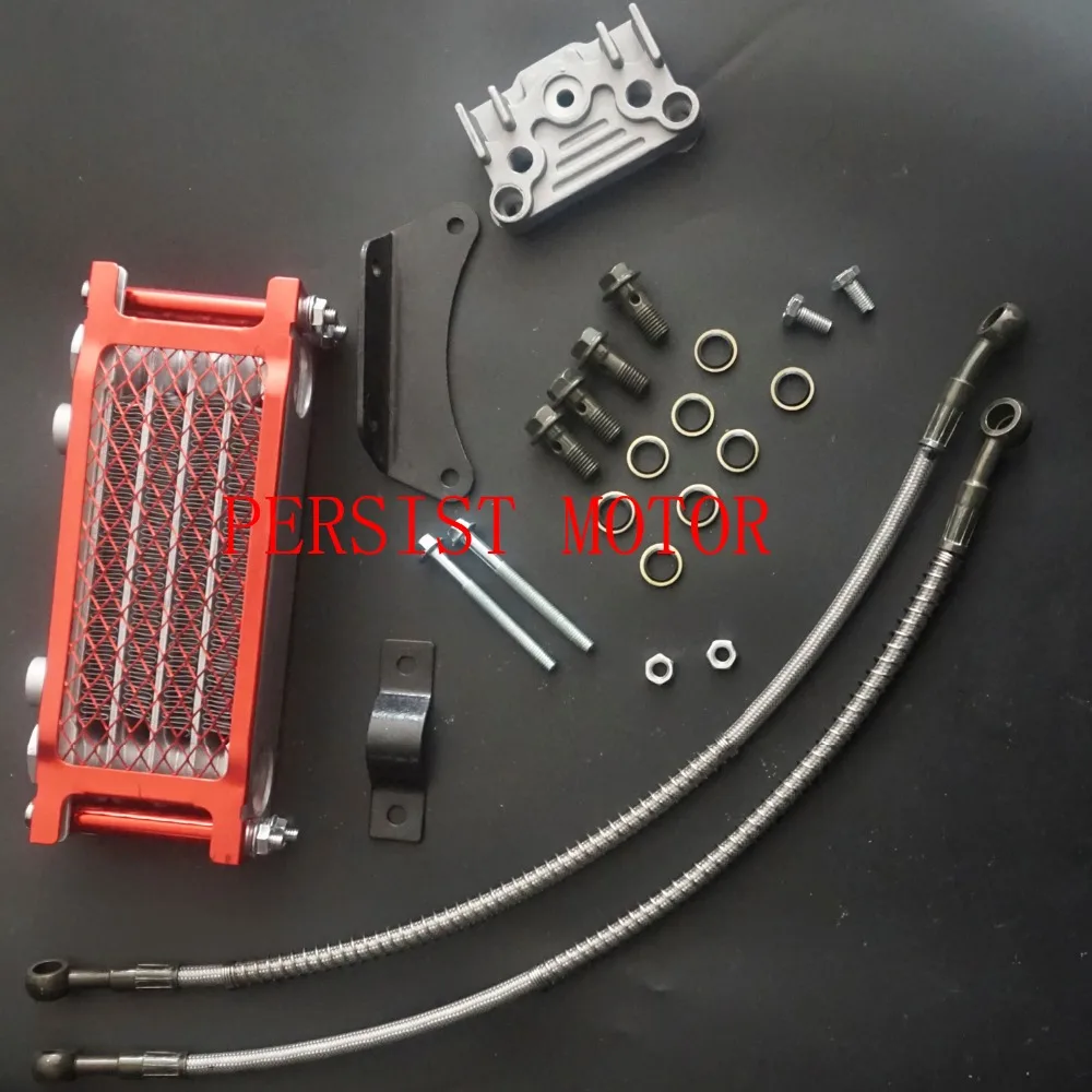 Масляный радиатор двигателя кроссовый велосипед pitbike трюки ATV monkey Kayo Irbis cr crf 125cc