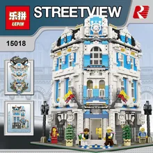 Lepin 15018 MOC Creator City Series The Sunshine Hotel Set Building Blocks Bricks Minifigures Toys