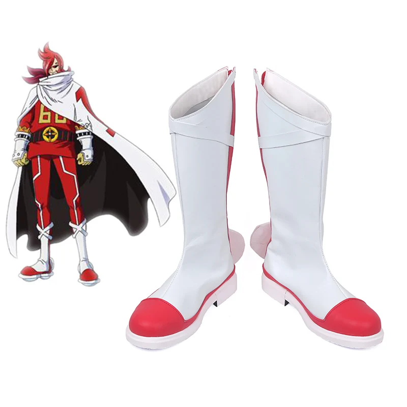 Anime One Piece Vinsmoke Ichiji Cosplay Boots White Shoes For Halloween Christmas Party Custom Made SZ-0084 | Тематическая одежда