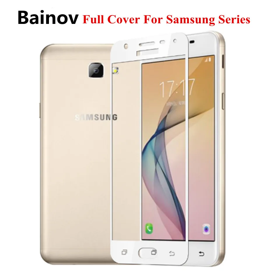Полное покрытие защитное стекло для samsung A5 A7 A3 2017 A8 2018 закаленное на j3 j5 j7 Полный