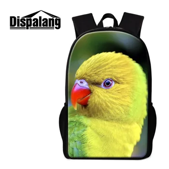 

Dispalang Men Women Backpack Parrot Printing School Bag For Teenagers Boys Children 16 Inch Shoulder Book Bags Mochila Escolar
