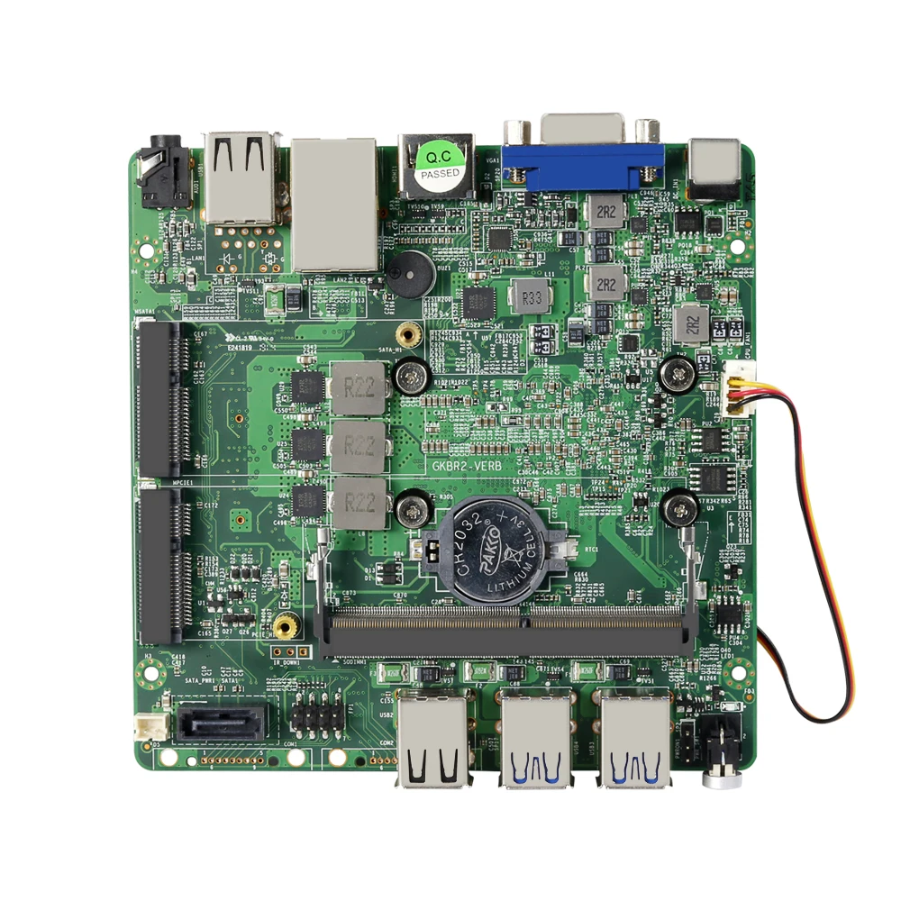 

Nano ITX Mainboard Intel Core i7 8550U CPU DDR4 mSATA SATA 4xUSB3.0 4xUSB2.0 Mini PCI-E WiFi HDMI VGA Gigabit Ethernet LAN