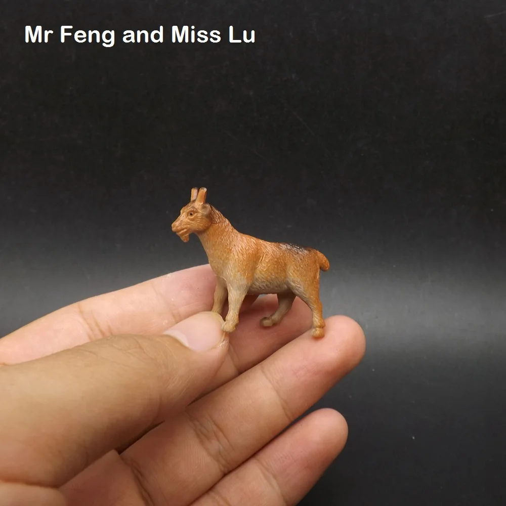 

Mini Goat Simulation Animal Model Learning Game Toy Kid