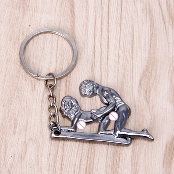

Male Genitalia Key Chain for Lovers Metal Sexy Adult Toy Gift Car Bag Key Holder