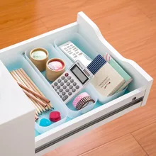 Пластиковый ящик для хранения косметики, кухонный отдельный ящик для столовых приборов, настольный контейнер для хранения косметики