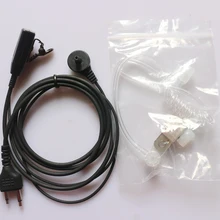 2 шт. микрофон Тайное Акустическая воздушной трубки Динамик Наушники для MAXON UHF VHF SL25 SP100 SP120 SP130 SP140 SP200 радио