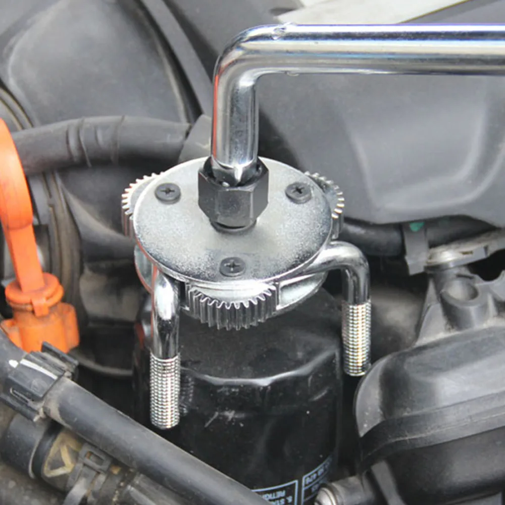 Auto Oil Filter Wrench Universal Adjustable (4)
