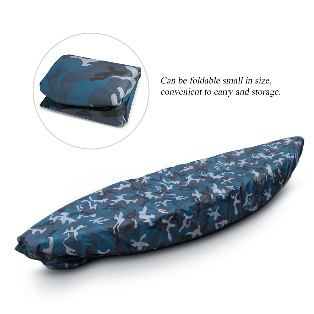 Kayak Storage Cover Universal Sport Waterproof Nylon Solar UV Resistant Dust Storage Cover Boat Canoe Dust Cover Shield