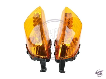 

Smoke Motorcycle Turn Signal Indicator Winker Lens Moto Turn Lighting Cover case for Honda VFR800 2002-2010 2006 2007 2008 2009