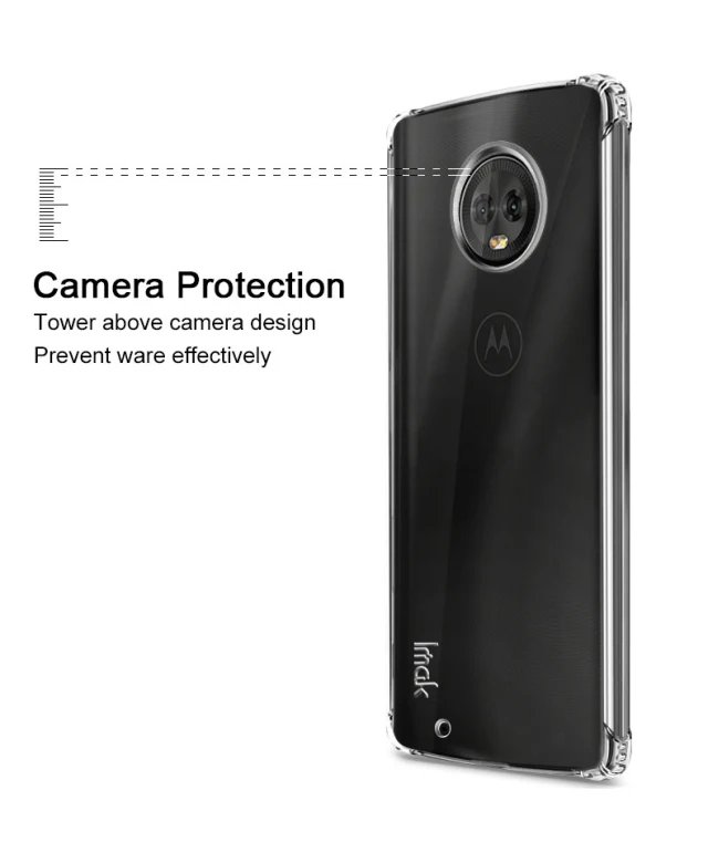 IMAK мягкий термополиуретановый чехол для Motorola Moto G6 плюс Чехол