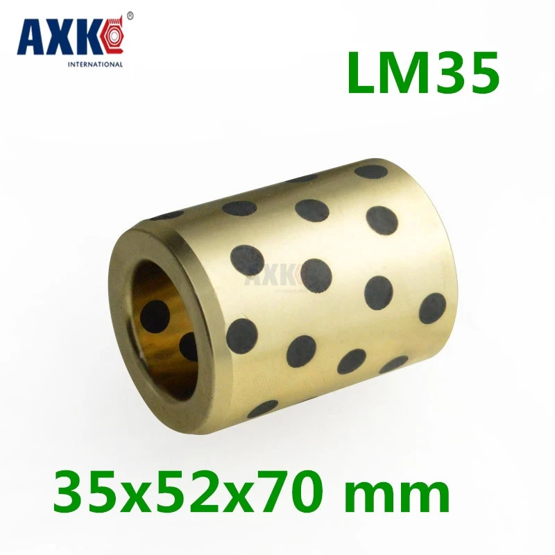 

35x52x70 Mm Linear Graphite Copper Set Bearing Copper Bushing Oil Self-lubricating Bearing Jdb Lm35uu Lm35