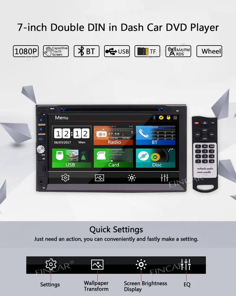 Cheap Eincar Wireless Camera as gift, 2din Car Stereo In Dash Car DVD Player Autoradio Head unit FM Radio Video Bluetooth Touch Screen 1 Cheap Eincar Wireless Camera as gift, 2din Car Stereo In Dash Car DVD Player Autoradio Head unit FM Radio Video Bluetooth Touch Screen 1