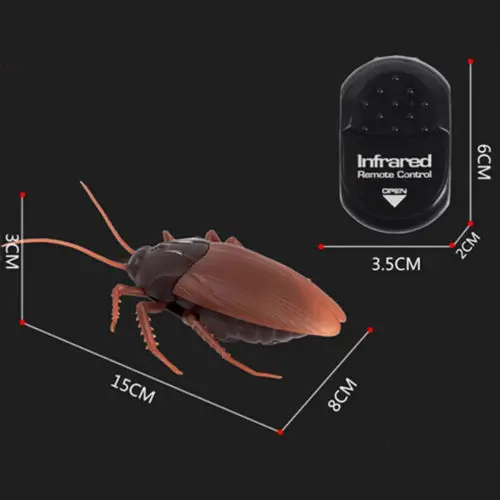 Pudcoco Новые поступления горячие Ложные тараканы RC игрушки розыгрыш насекомые