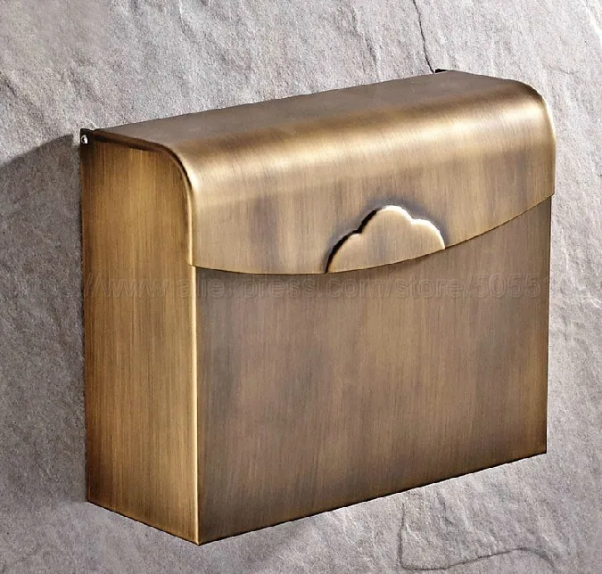 Antique Brass Finish Toilet Paper Holder Design/Bronze Paper Towel Holder/Roll Holder,Bathroom waterproof tissue box zba301