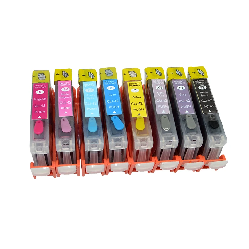 8 шт. картриджи для принтера canon CLI42 CLI 42 см PIXMA Pro 100 100S|ink cartridge|ink cartridge for canoncartridge |