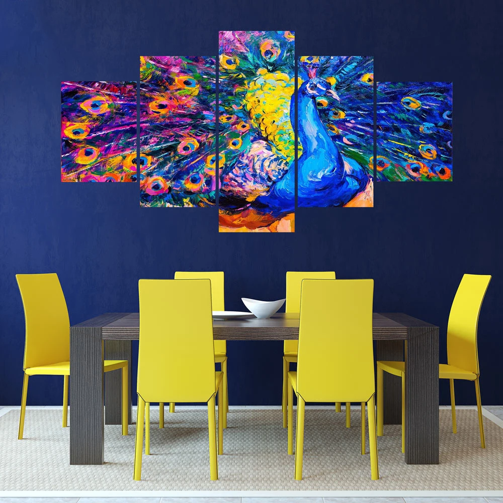 Modular Canvas Painting Frame For Living Room HD Prints Poster 5 Piece