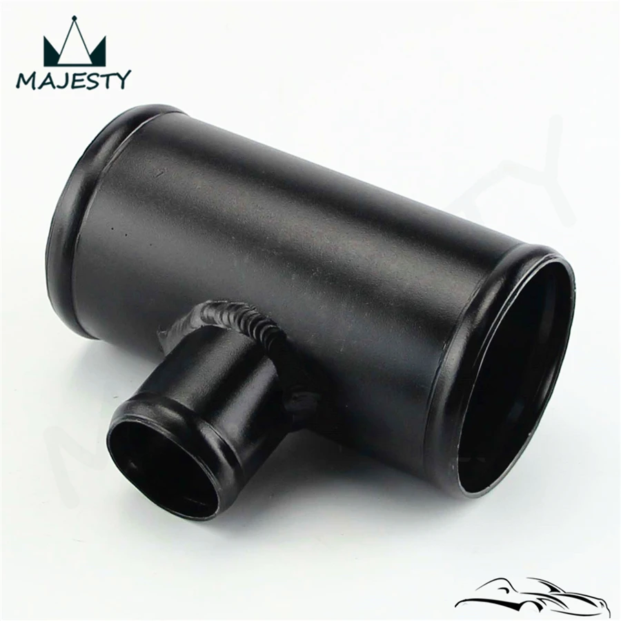 

2.5" T-Pipe Aluminum Piping 63mm T Piece Shape Tube Pipe for 35mm OD Black