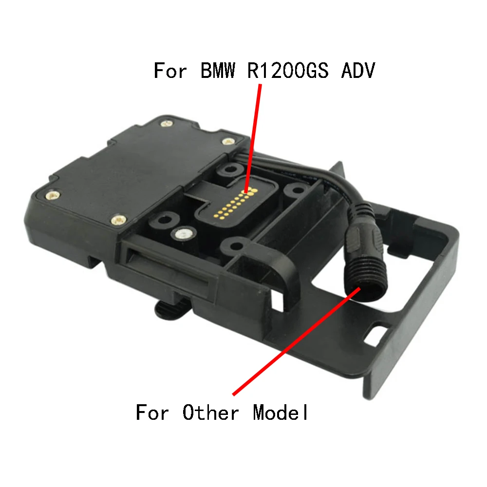 Мобильный телефон навигационный кронштейн мотоциклетный usb зарядка 12 мм крепление для BMW R1200GS F700 800GS ADV для Honda CRF1000L Африка Твин