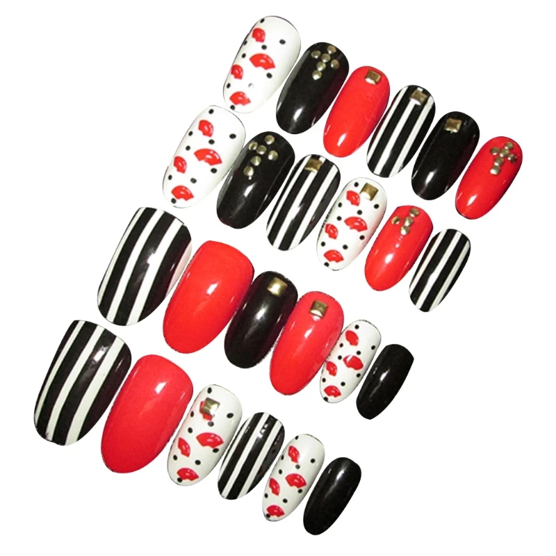 Murah Merah Muda 24 Pcs Bride Kuku Palsu Tips Seni Akrilik Kuku Palsu Ciuman Penuh Menutupi Kuku DIY Alat Online Merah Muda 24 Pcs Bride Kuku Palsu Tips Seni Akrilik Kuku Palsu Ciuman Penuh Menutupi Kuku DIY Alat