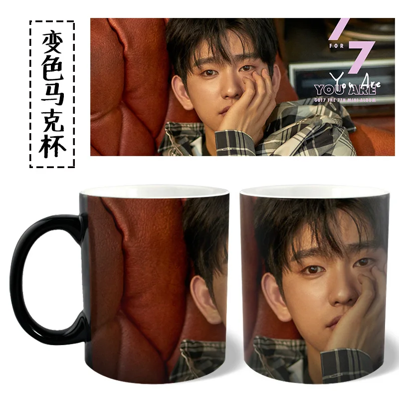 [MYKPOP]GOT7 JinYoung YOU ARE 7 из кружек для кофе с водой молоком керамическая чашка