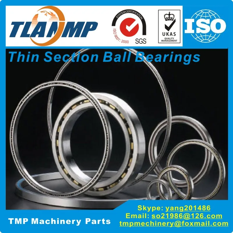 

JU050CP0 Double Sealed Thin Section Ball Bearings (5x5.75x0.5" inch ) (127*146.05*12.7 mm) TLANMP With Rubber Seals