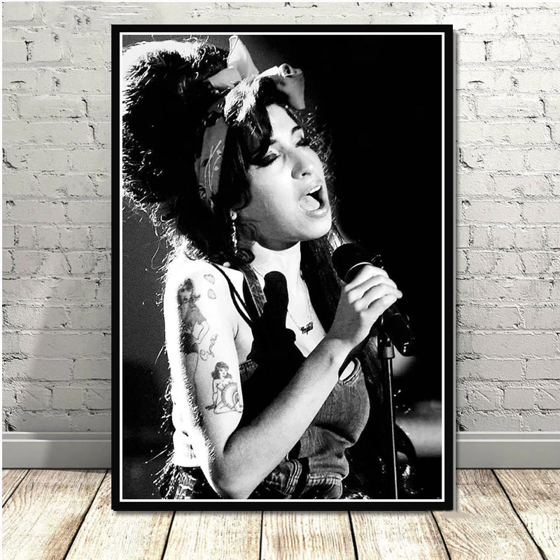 Beauty Woman постер Amy Winehouse музыкальная певица звезда поп печать на заказ живопись