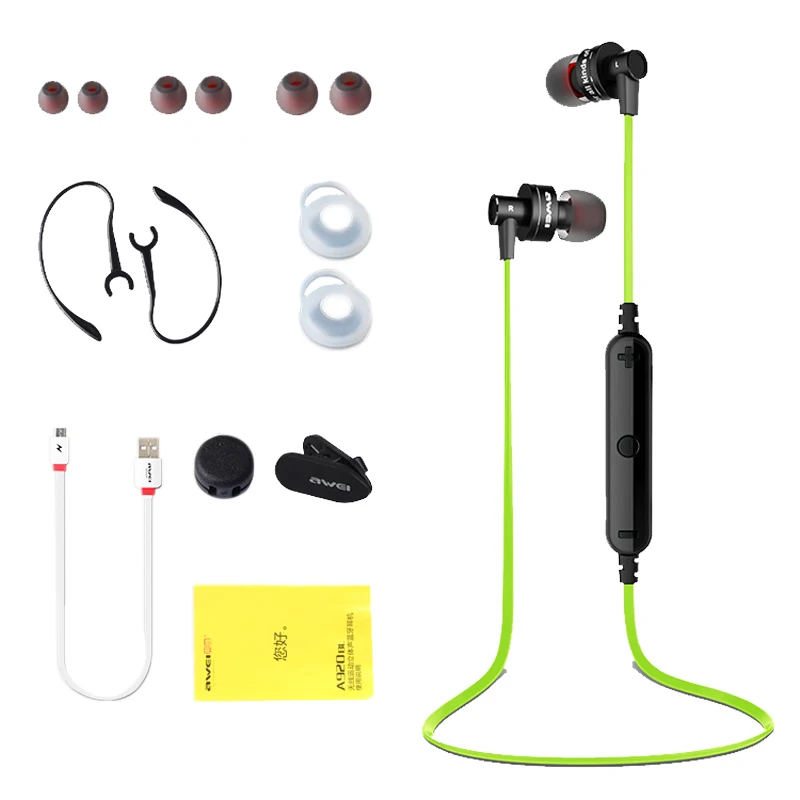Awei A990BL Sport Wireless Bluetooth Earphone Stereo Earphone With Microphone Sweatproof Headset For Phone Bluetooth Earbuds