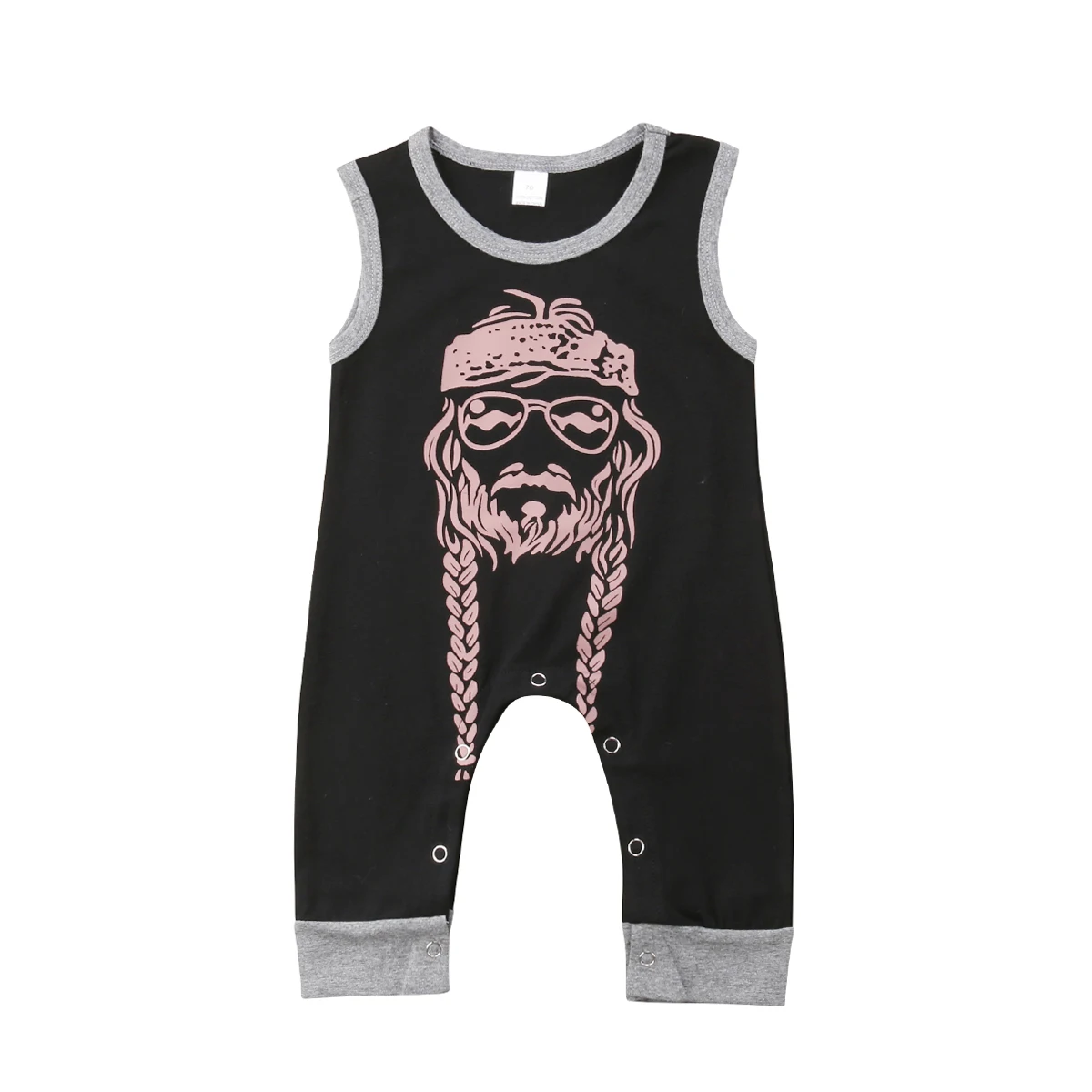 

Newborn Kid Baby Girl Boy Clothes Kids Boy Sleeveless Romper Top Outfit Sunsuit Clothing